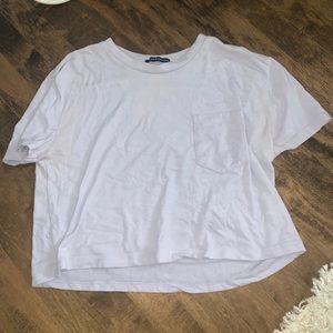 Brandy Melville light purple crop top